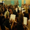 Peter K conducts Woolgoolga concert